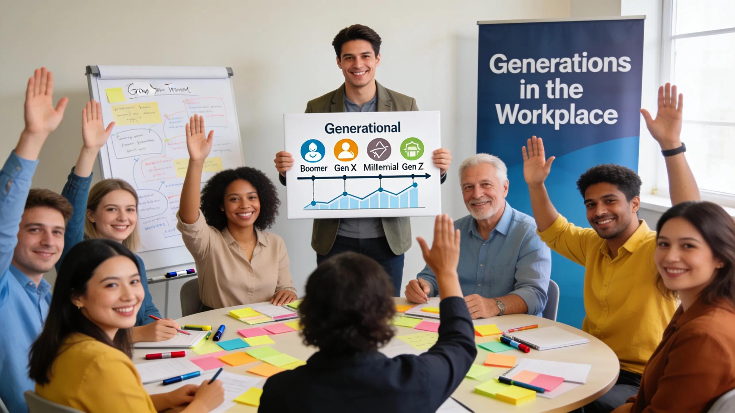 Speaker leading a workshop with a diverse audience on inclusive corporate culture