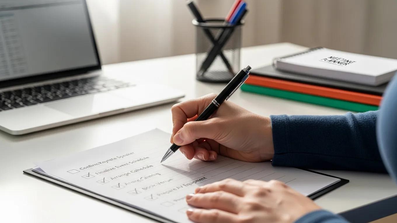 Checklist for booking a corporate keynote speaker